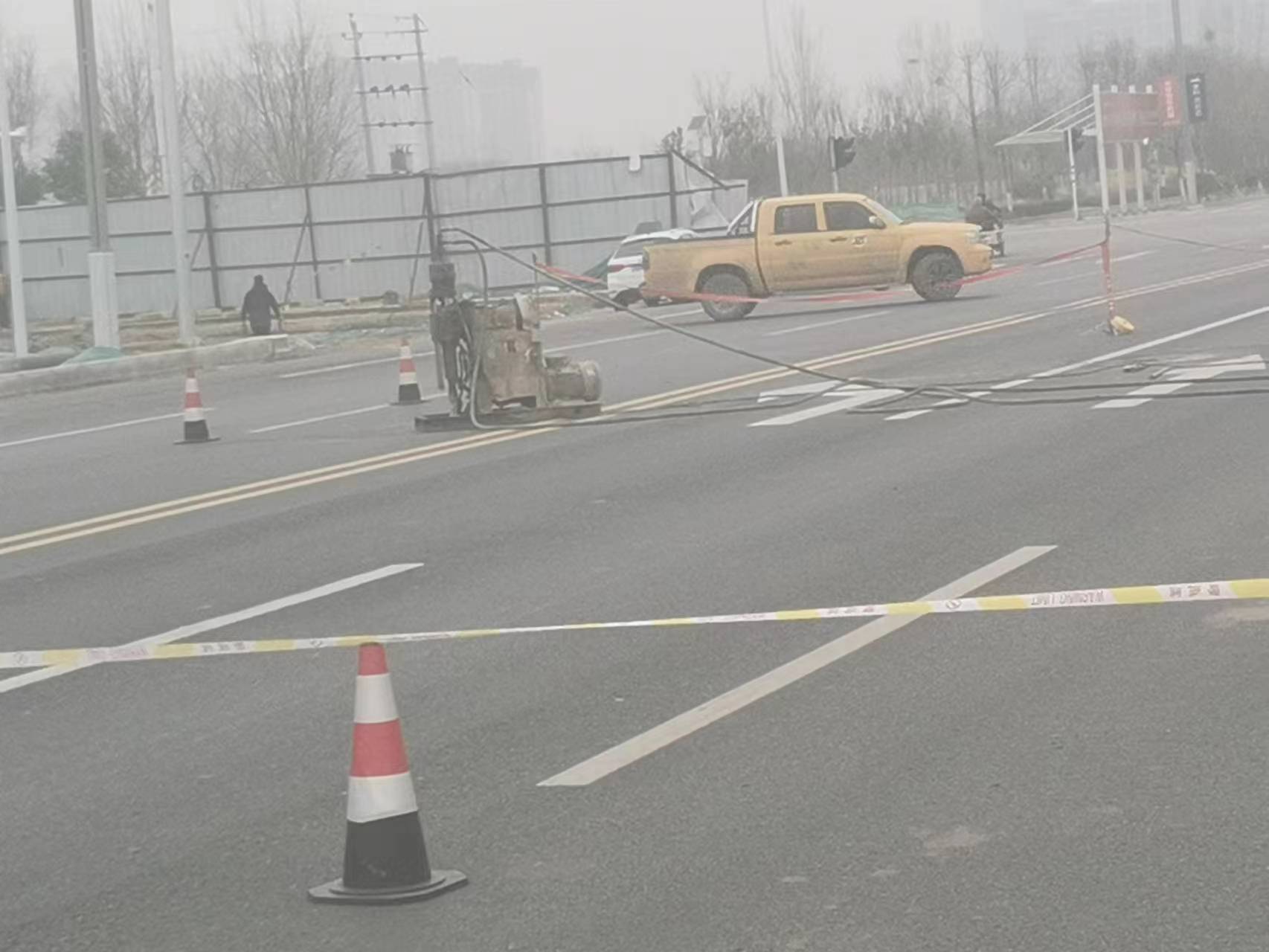 九寨沟公路路基沉陷注浆